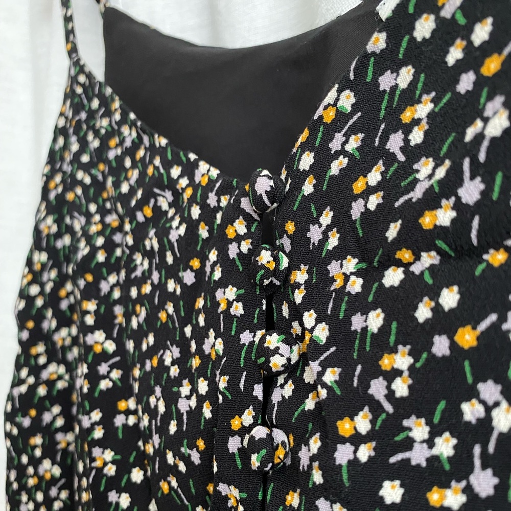 Madewell Floral Cami Button Front Cropped